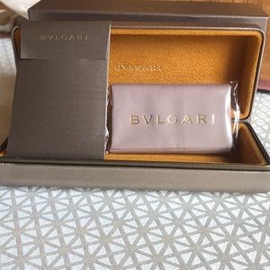 - Brand new Bvlgari eyeglass Case and cloth